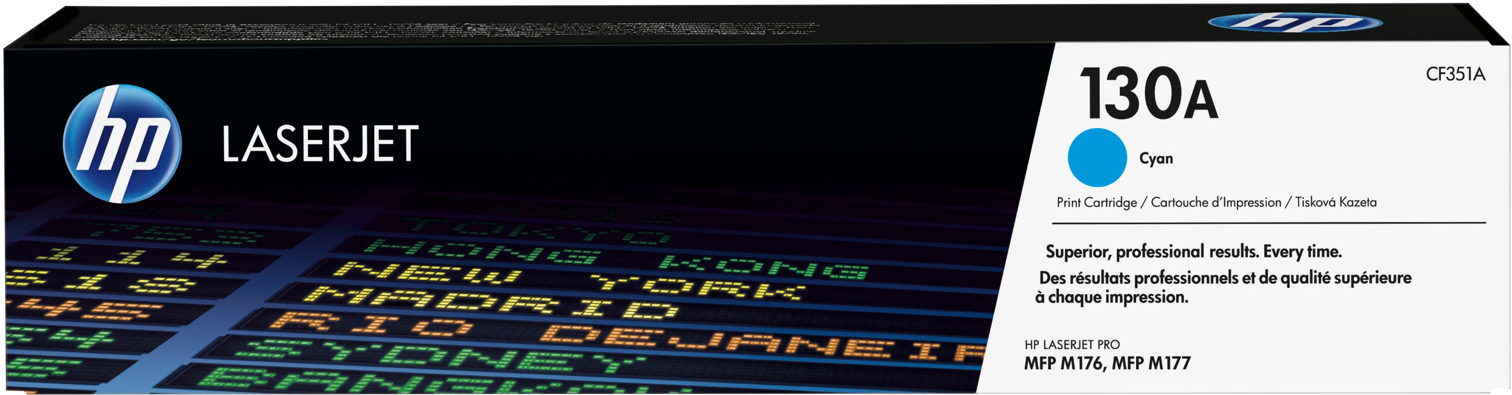TONER CARTRIDGE 130A CYAN .