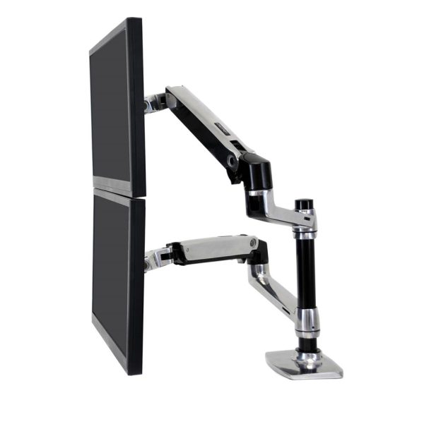 LX DUAL STACKING ARM POLISHED 24IN 18.1KG LIFT33 MIS-D 10Y WA
