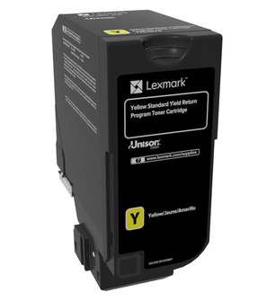 RETURN-TONER CARTRIDGE YELLOW 7K PAGES F. CS720/CS725/CX725