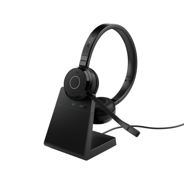JABRA Fejhallgató - Evolve 65 TE MS Stereo Bluetooth Vezeték Nélküli, Mikrofon + Töltő állomás