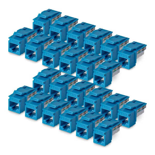 STARTECH CAT6 KEYSTONE JACK 24-PACK 24-PACK90-DEGREE 110 PUNCH DOWN