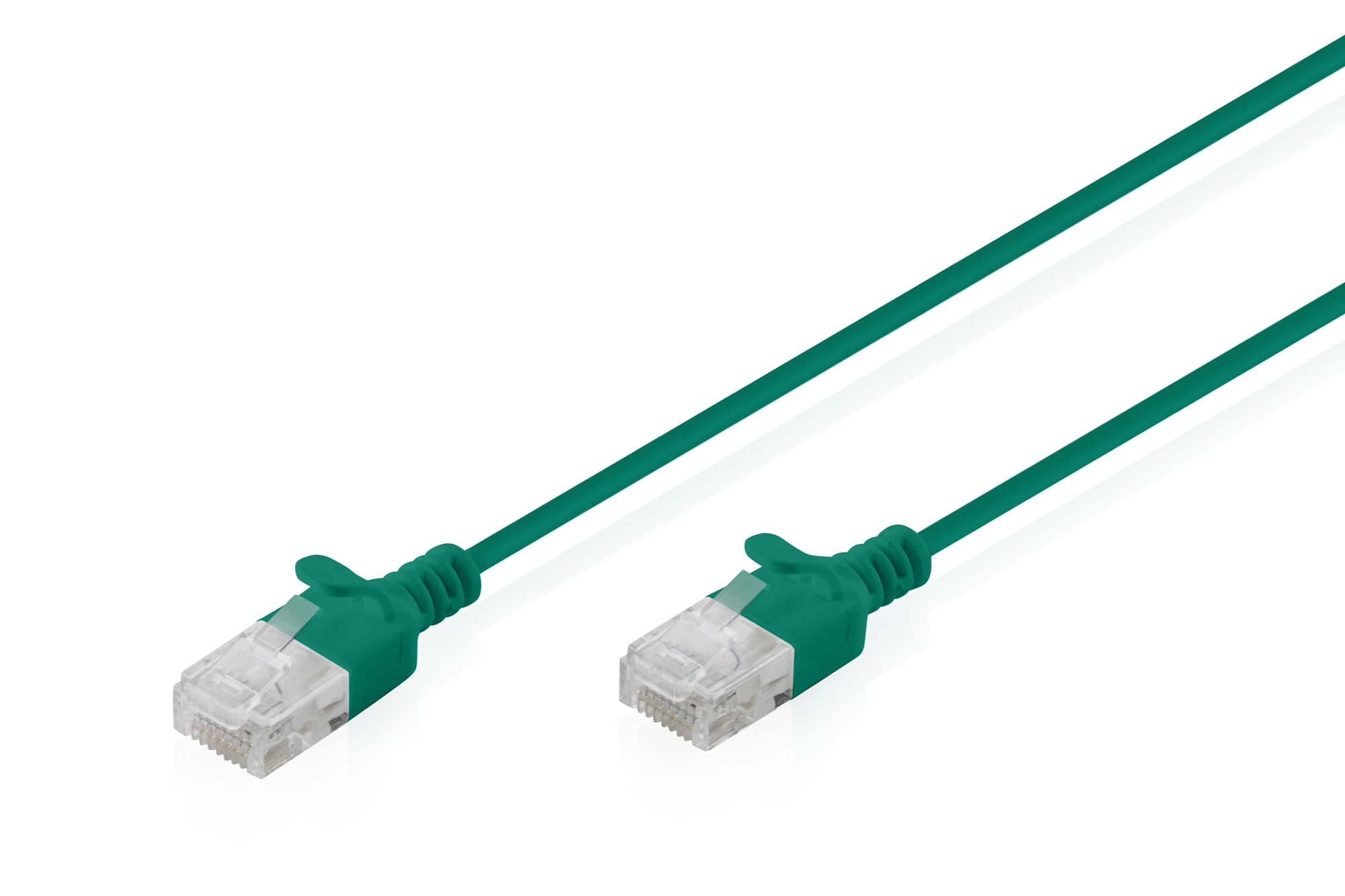 CAT6 U/UTP SLIM PATCH 1M GREE 1M LSZH AWG 32/7 GREEN