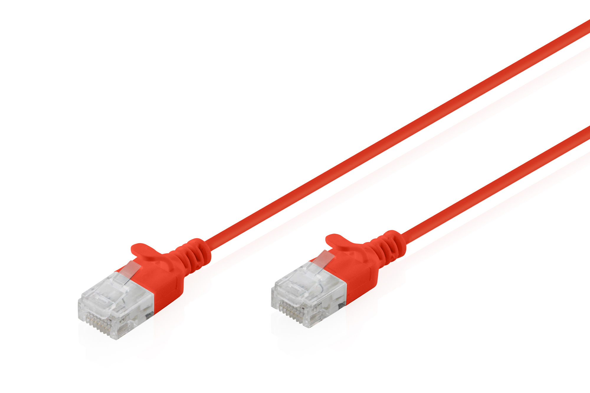 CAT6 U/UTP SLIM PATCH 3M RED 3M LSZH AWG 32/7 RED