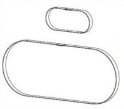 KIT MEDIA DRIVE BELTS STD LIFE FOR ZE500 SERIES