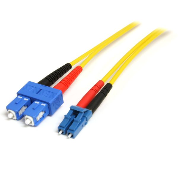 7M LC TO SC FIBER PATCH CABLE .