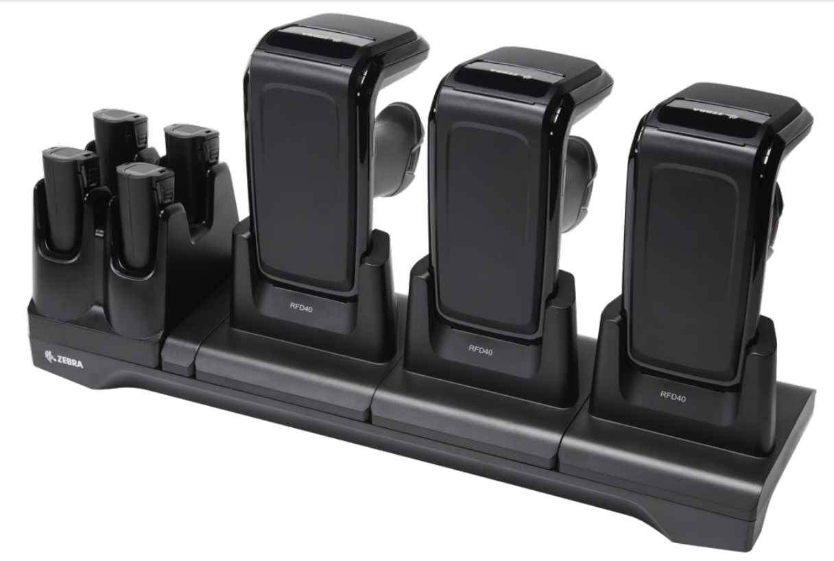 RFD40/RFD90 3 DEVS/4 TOASTER SLOTS CHARGE ONLY CRADLE FOR UNI