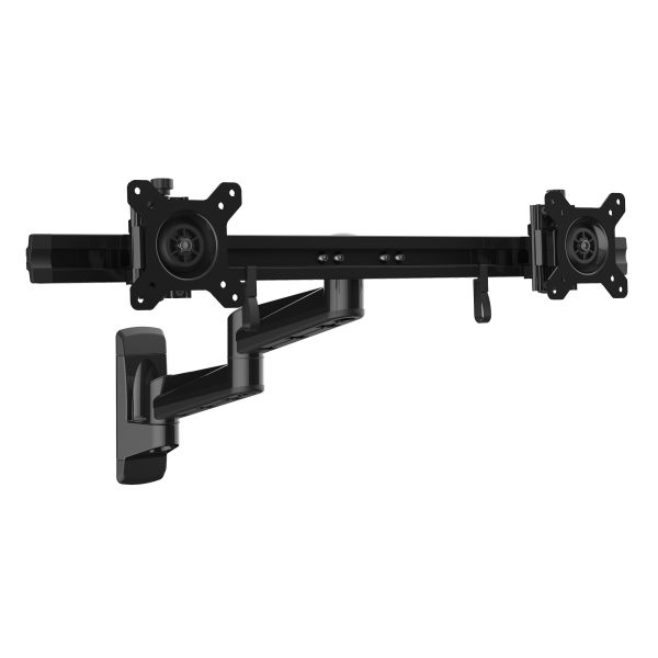 WALL MOUNT DUAL MONITOR ARM .