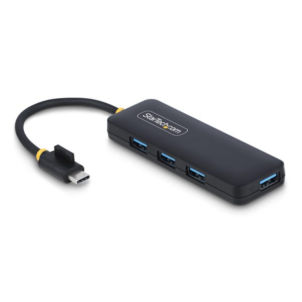 4-PORT USB-C HUB 5GBPS PORTABLE POWERED