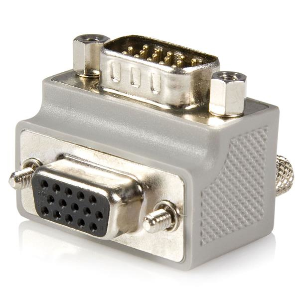 StarTech VGA -> VGA F/M adapter szürke 90°