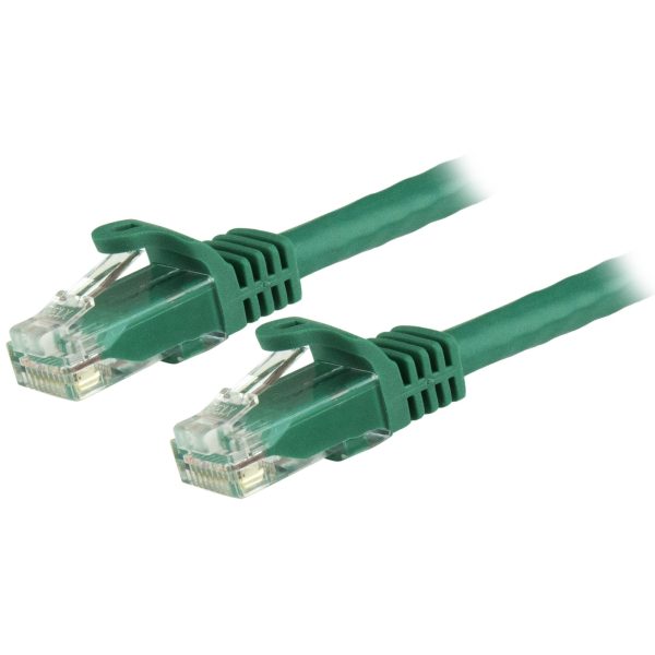 7.5 M CAT6 CABLE - GREEN SNAGLESS - 24 AWG COPPER WIRE