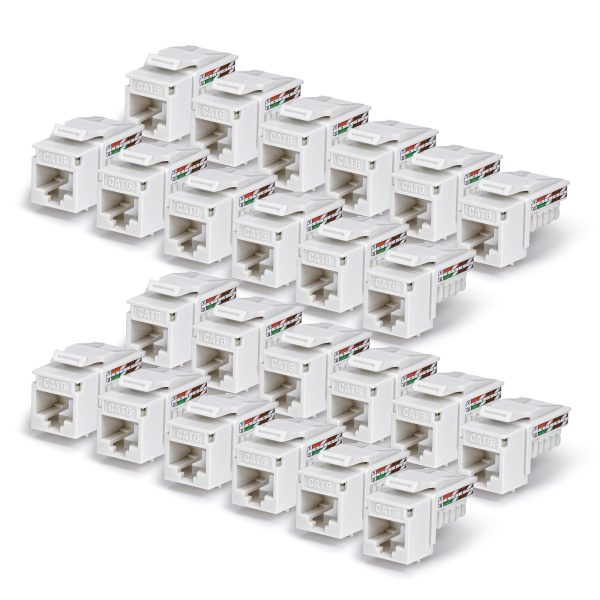 CAT6 KEYSTONE JACK 24-PACK .