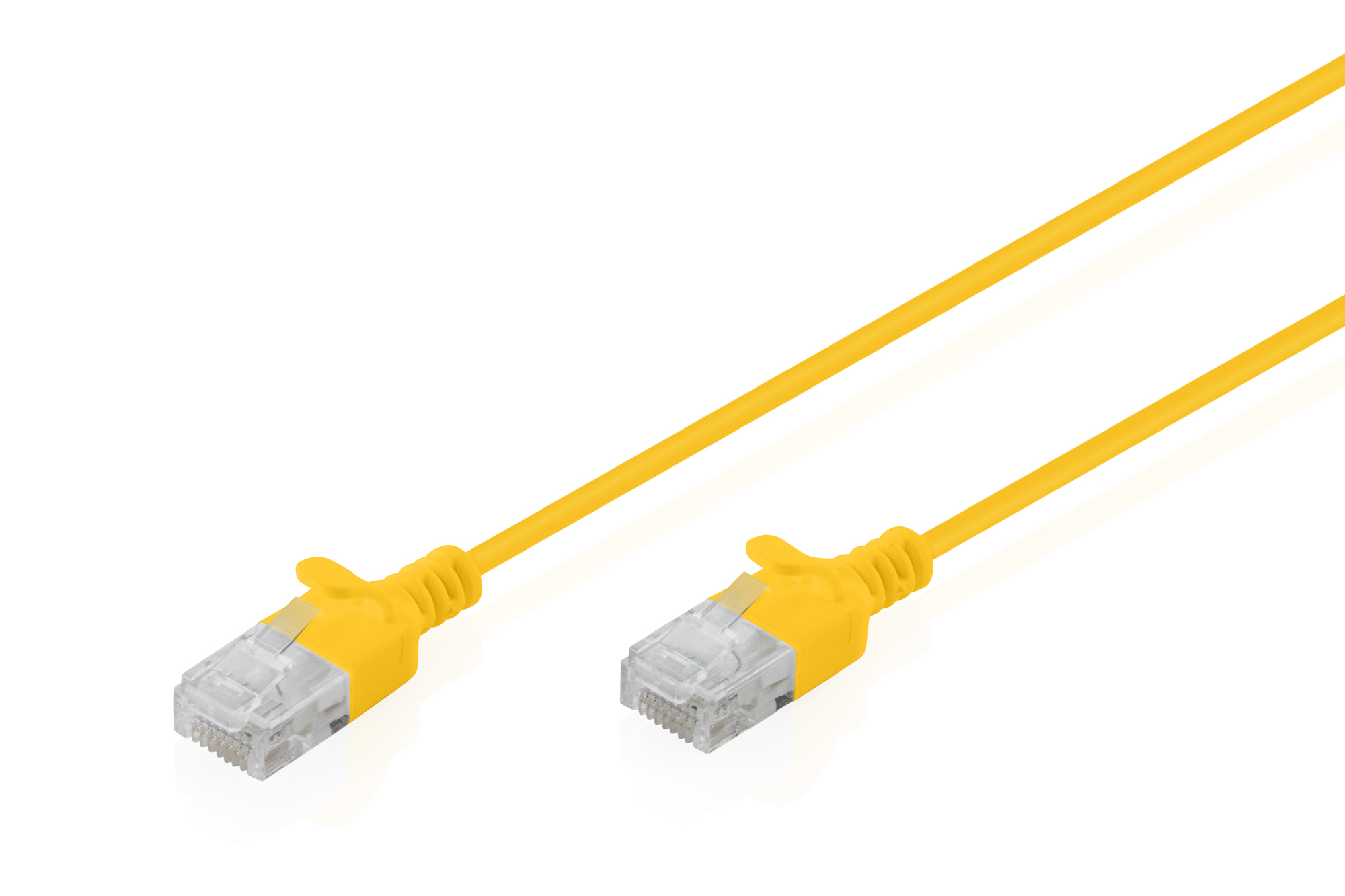CAT6 U/UTP SLIM PATCH 2M YELL 2M LSZH AWG 32/7 YELLOW