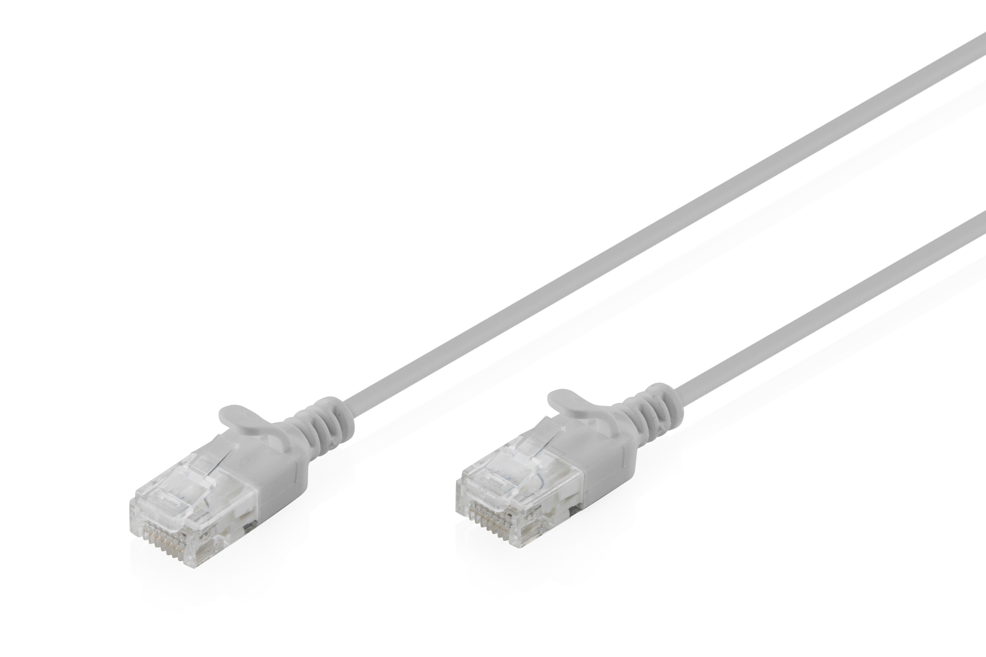 CAT6 U/UTP SLIM PATCH 15M GREY 15M LSZH AWG 32/7 GREY