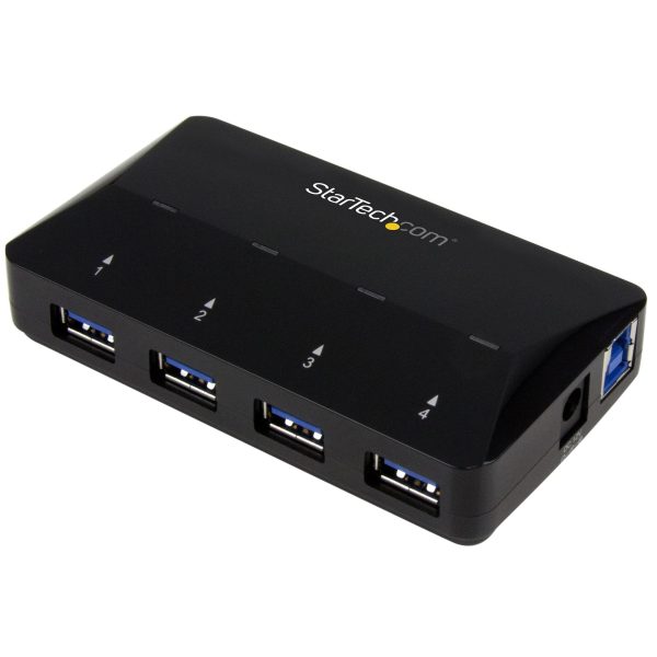StarTech 4-PORT USB 3 HUB + 2.4A DCP .