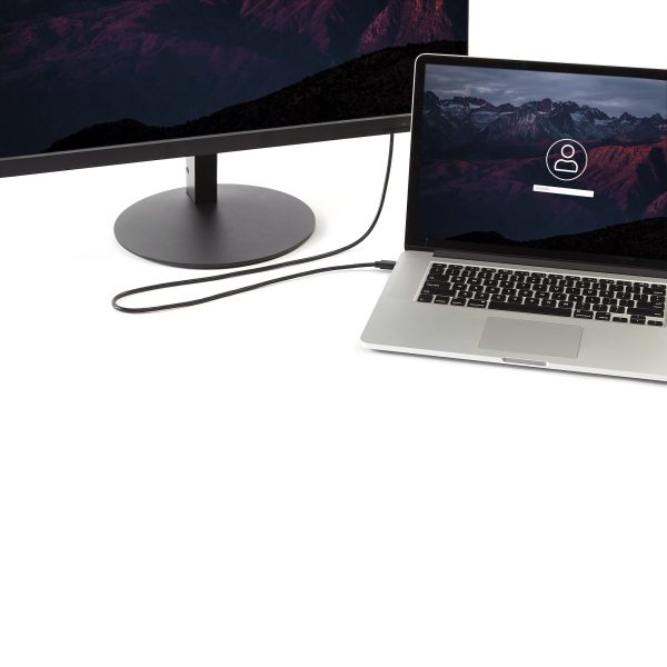 StarTech DisplayPort mini -> Displayport 1.2 M/M video kábel 1.8m fekete 4k