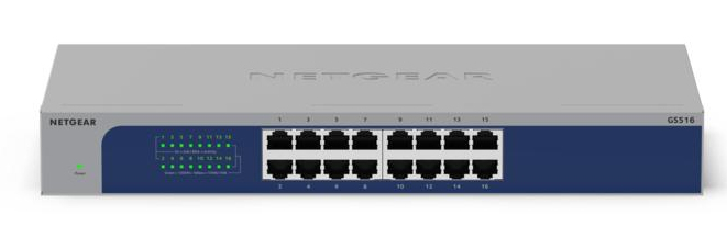 16-PORT 1G UNMANAGED SWITCH 16X RJ-45 LAN
