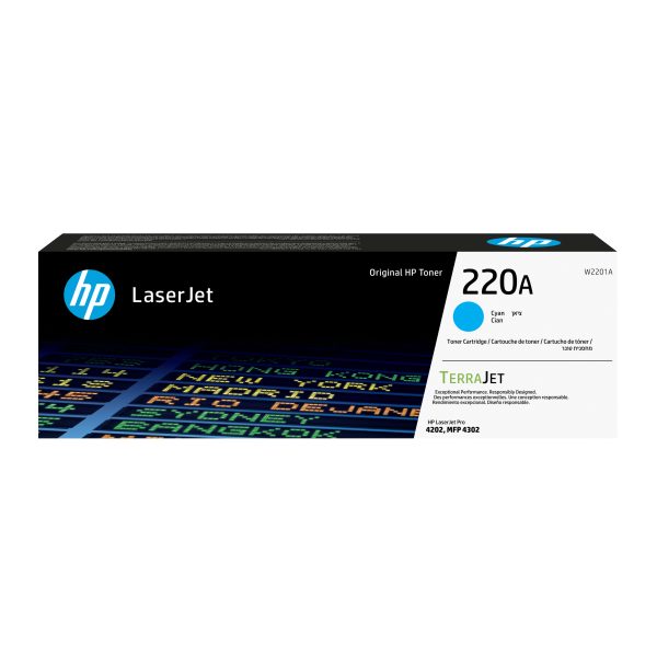 HP Toner (220A) W2201A ciánkék 1800/oldal CLJ 4202/4302