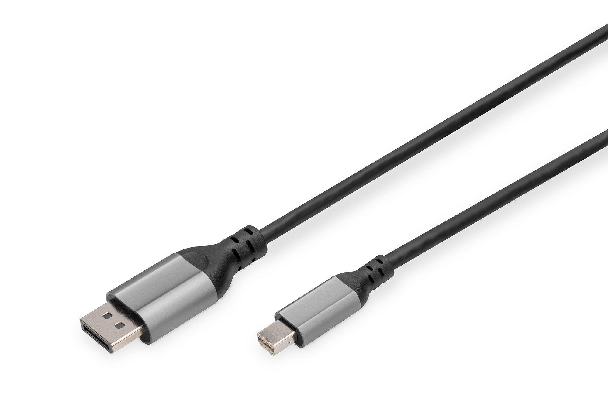 2M 8K MINI DP TO DP CABLE DP 1.4 ALU HOUSING BLACK 60HZ