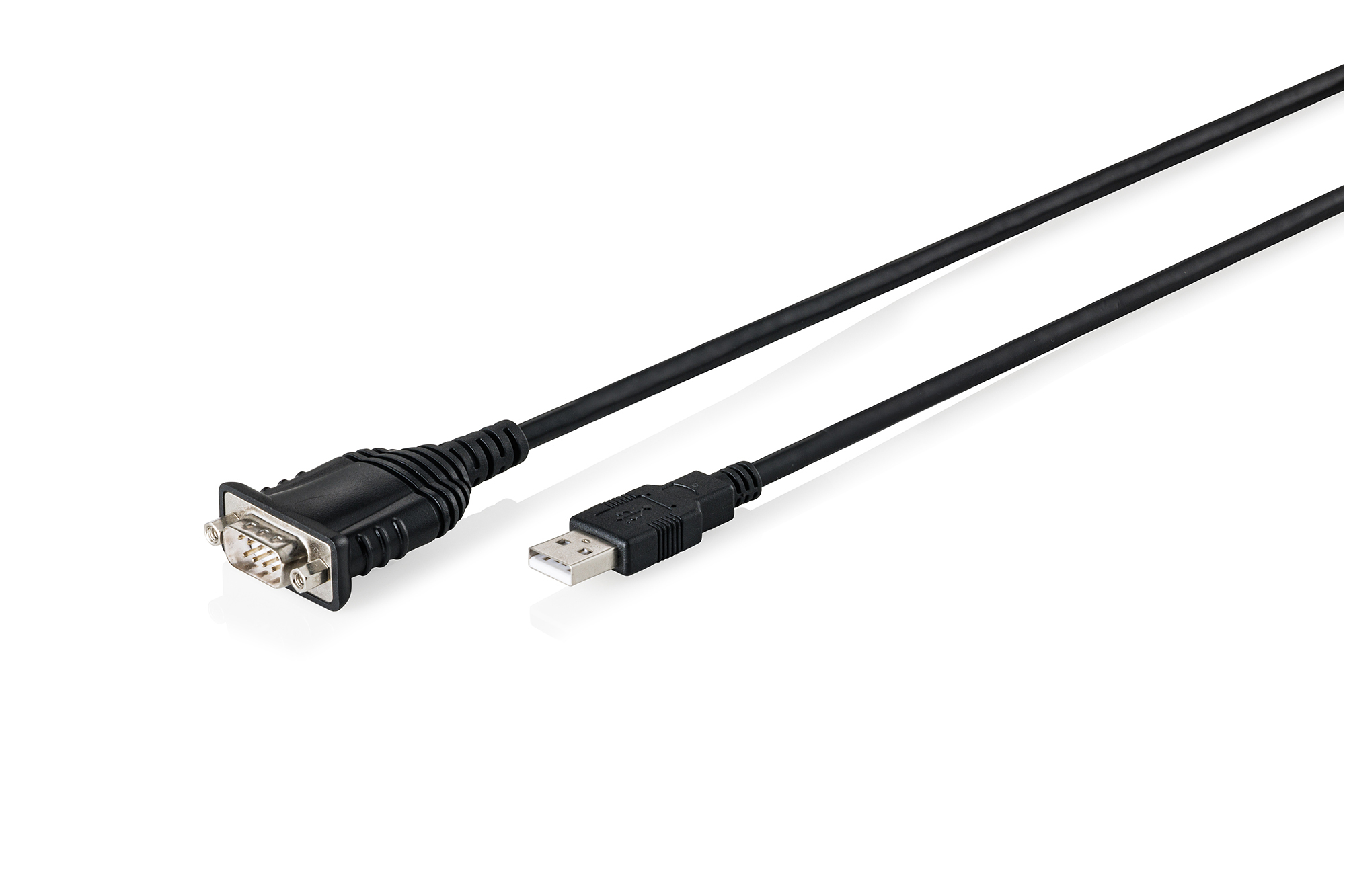 USB TO DB9 RS232CABEL 18M WITHT FT232RNL BLACK JACKET