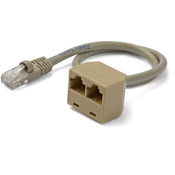 RJ45 SPLITTER CABLE ADAPTER ADAPTER - F/M