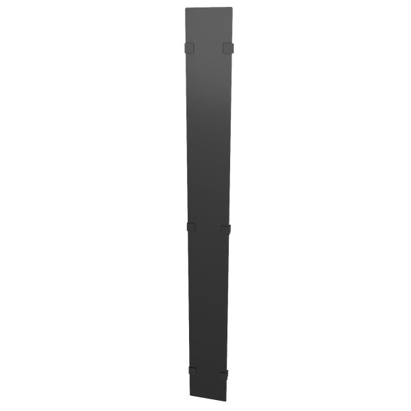 HINGED COVERS 800MM WIDE 48U VERTICAL CABLE MANAGER