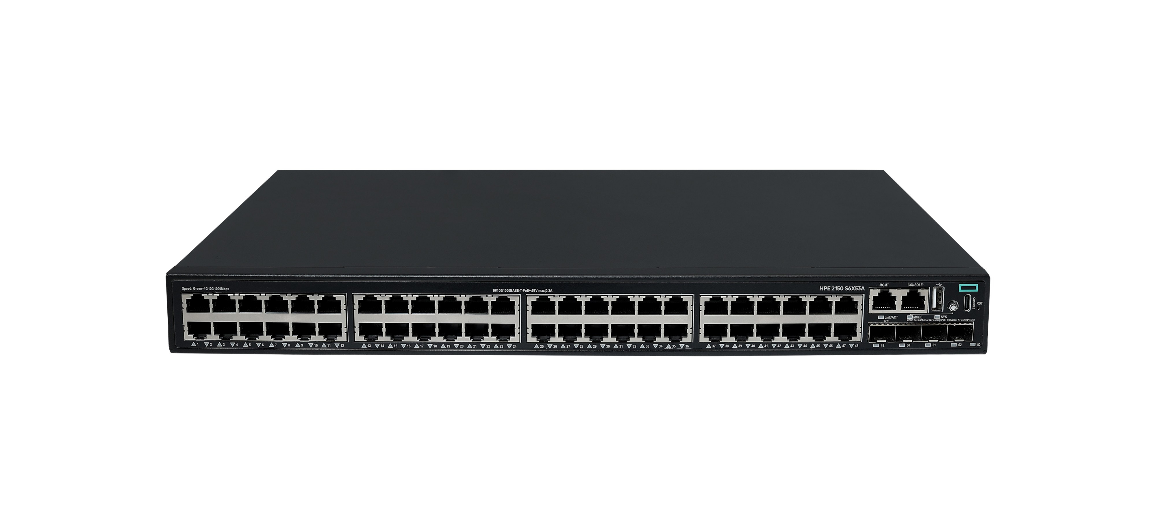 HPE NW CW 2150 48G POE+ 4P 390W SW EU EN