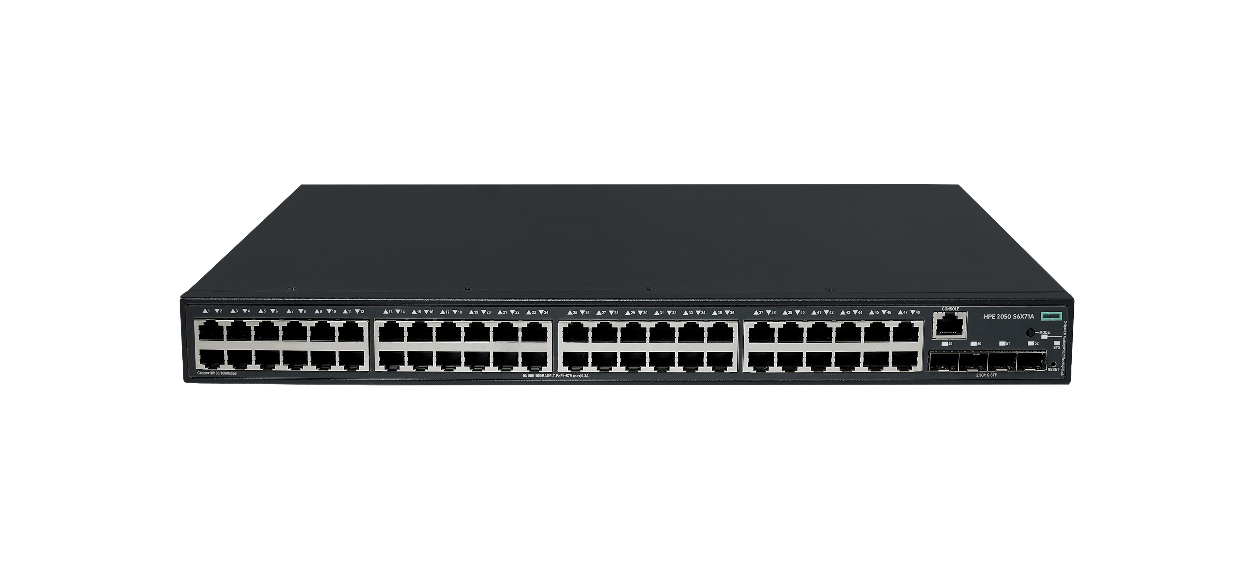 HPE NW CW 2050 48G POE+ 4F 410W SW EU EN