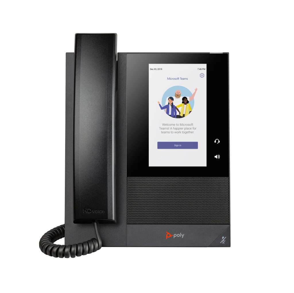 HP Poly CCX 400 Business Media Phone (Microsoft Teams) VoIP telefon fekete