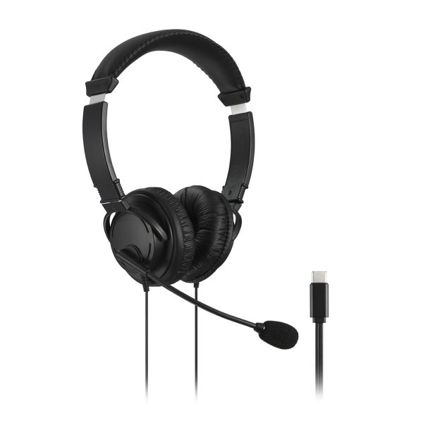 KENSINGTON K97457WW Fejhallgató mikrofonnal (Classic USB-C Headset with Mic)