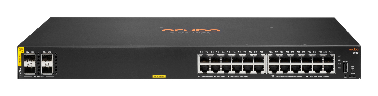 ARUBA 6100 24G CL4 4SFP+ SWCH EU EN