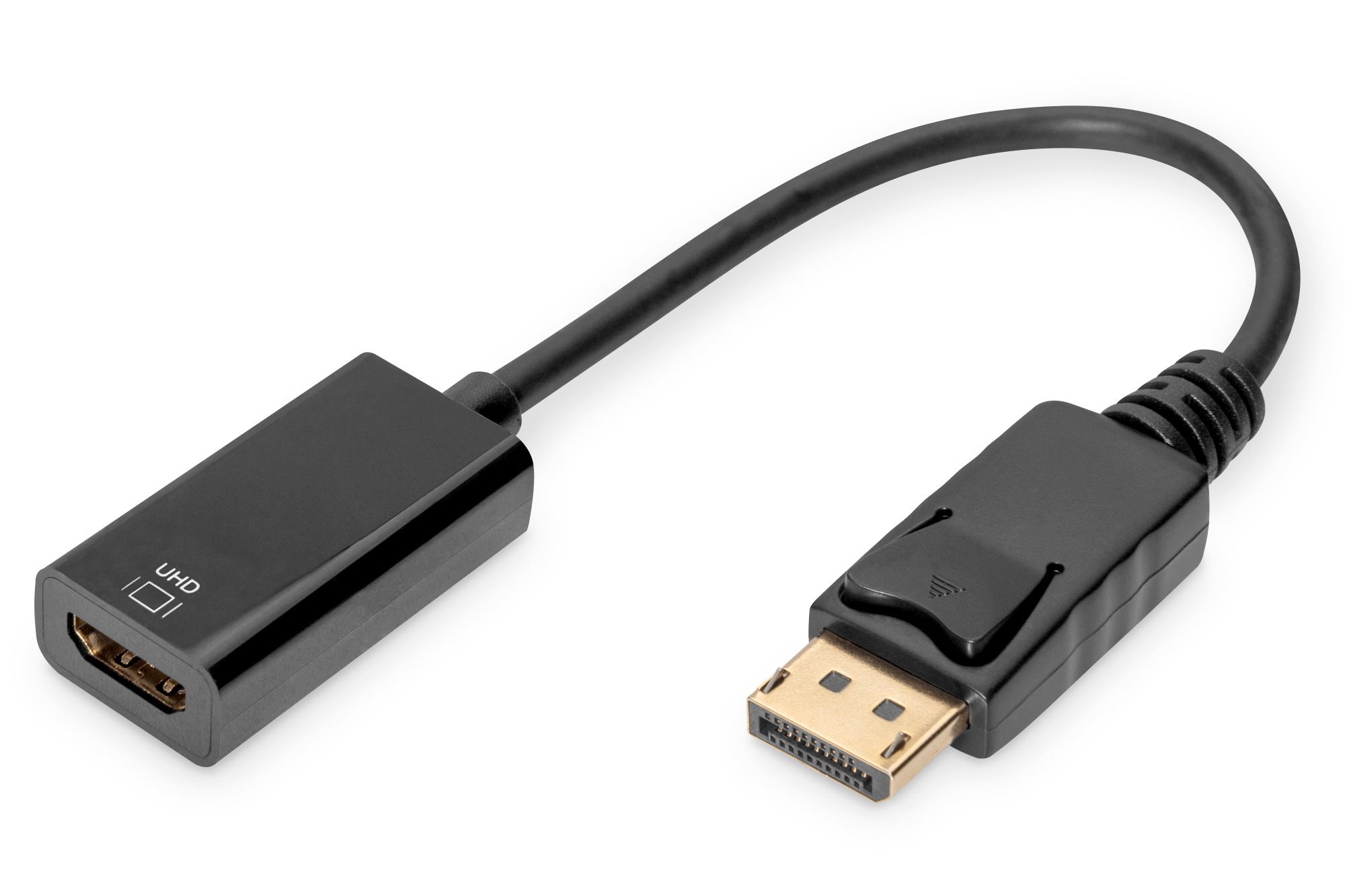 DP - HDMI CABLE 0.2M BLACK DP - HDMI TYPE A M/F HDMI 2.0