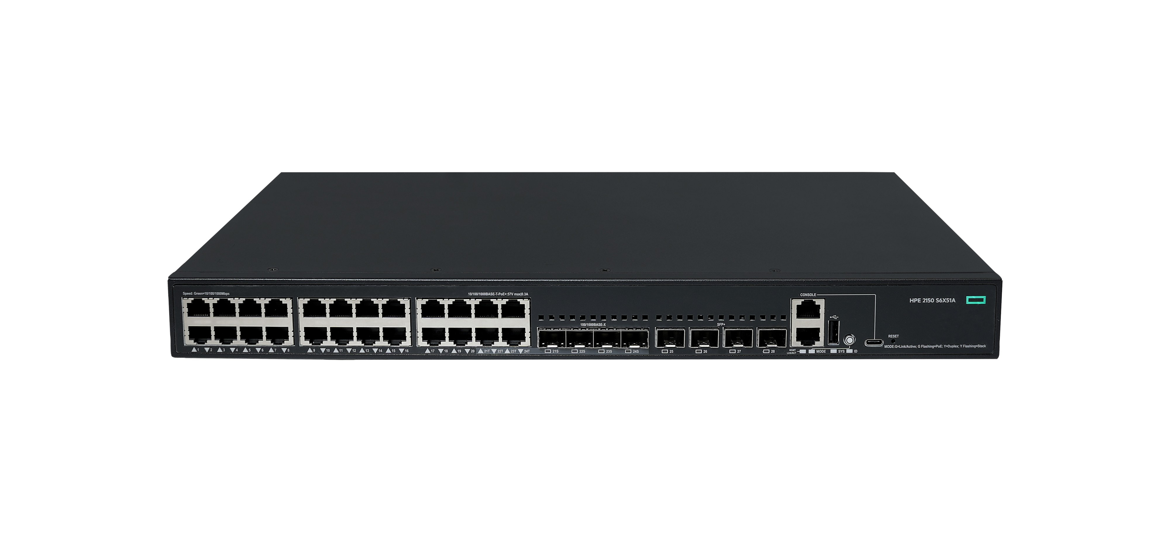 HPE NW CW 2150 24G POE+ 4F 4P SW EUEN