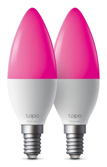 TP-LINK LED Izzó Wi-Fi-s E14, Multi Color, váltakozó színekkel, TAPO L430C(2-PACK)