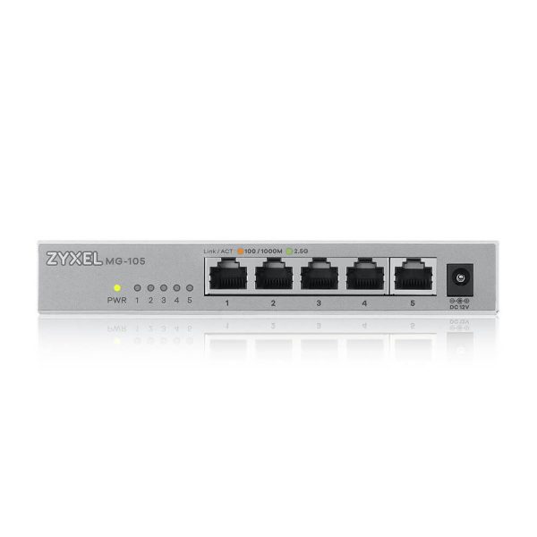 XMG-105 5 PORTS 2.5G + 1 SFP+ MULTIGIG UNMANAGED DESKTOP SWITC