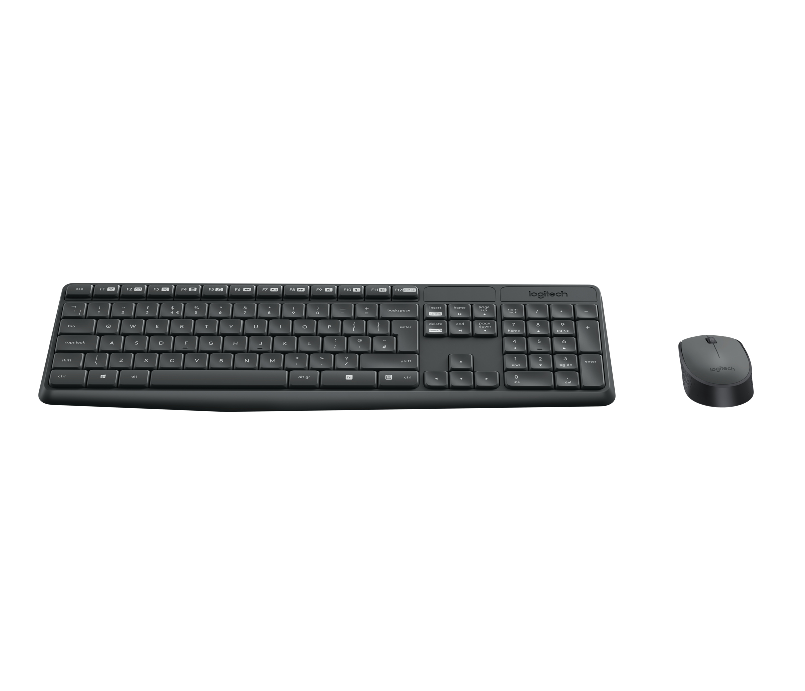 Logitech MK235 Wireless Combo billentyűzet + egér Black HU