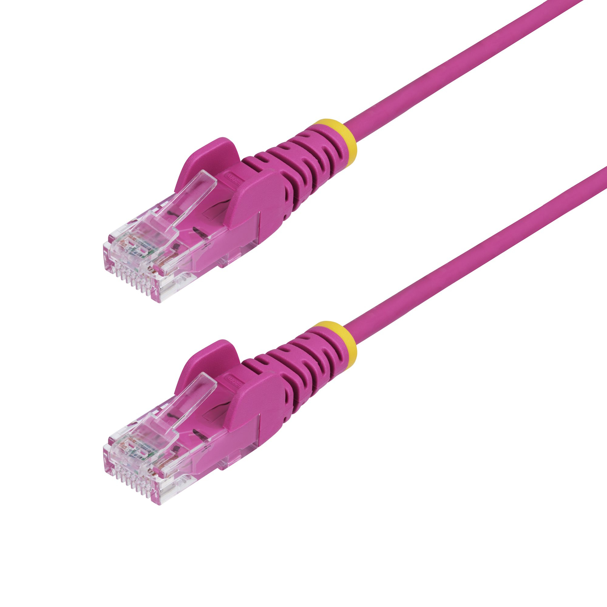 StarTech RJ45 CAT6 UTP -> RJ45 CAT6 UTP M/M adatkábel 1m rózsaszín slim