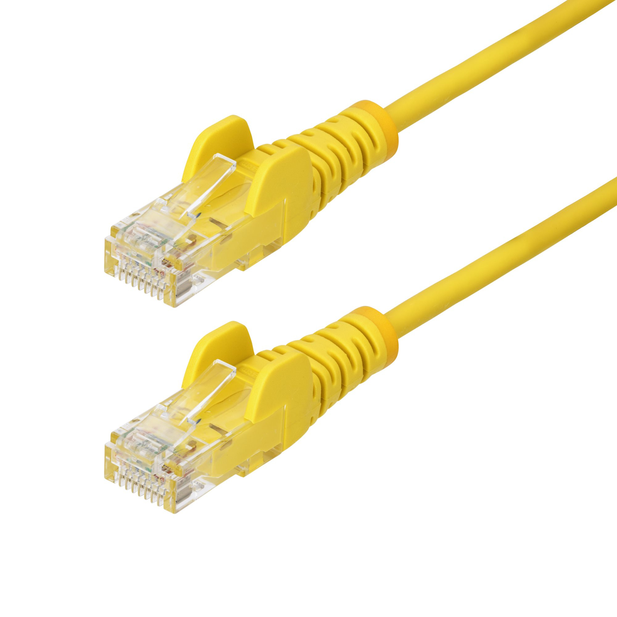 STARTECH 25CM YELLOW SLIM CAT6 CABLE SLIM SNAGLESS RJ45 UTP PATCH CAB