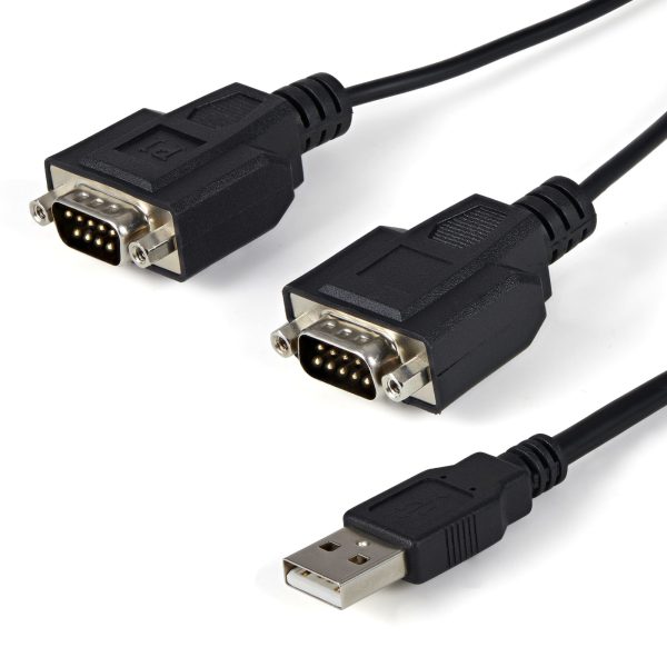 2 PORT USB TO SERIAL CABLE .