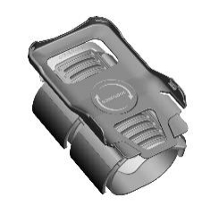 WEARABLE 360DGR TURNING FOREARM HOLDER-TO BE USED W/ RUBBER BOOT