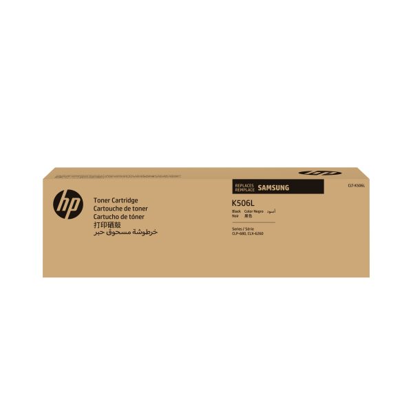 SAMSUNG CLT-K506L; Fekete toner CLP-680 tipusú színes lézernyomtatóhoz (6000lap)