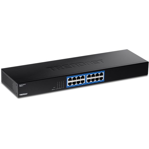 16-PORT GIGABIT SWITCH RACK 16-PORT GIGABIT SWITCH/ W RACK