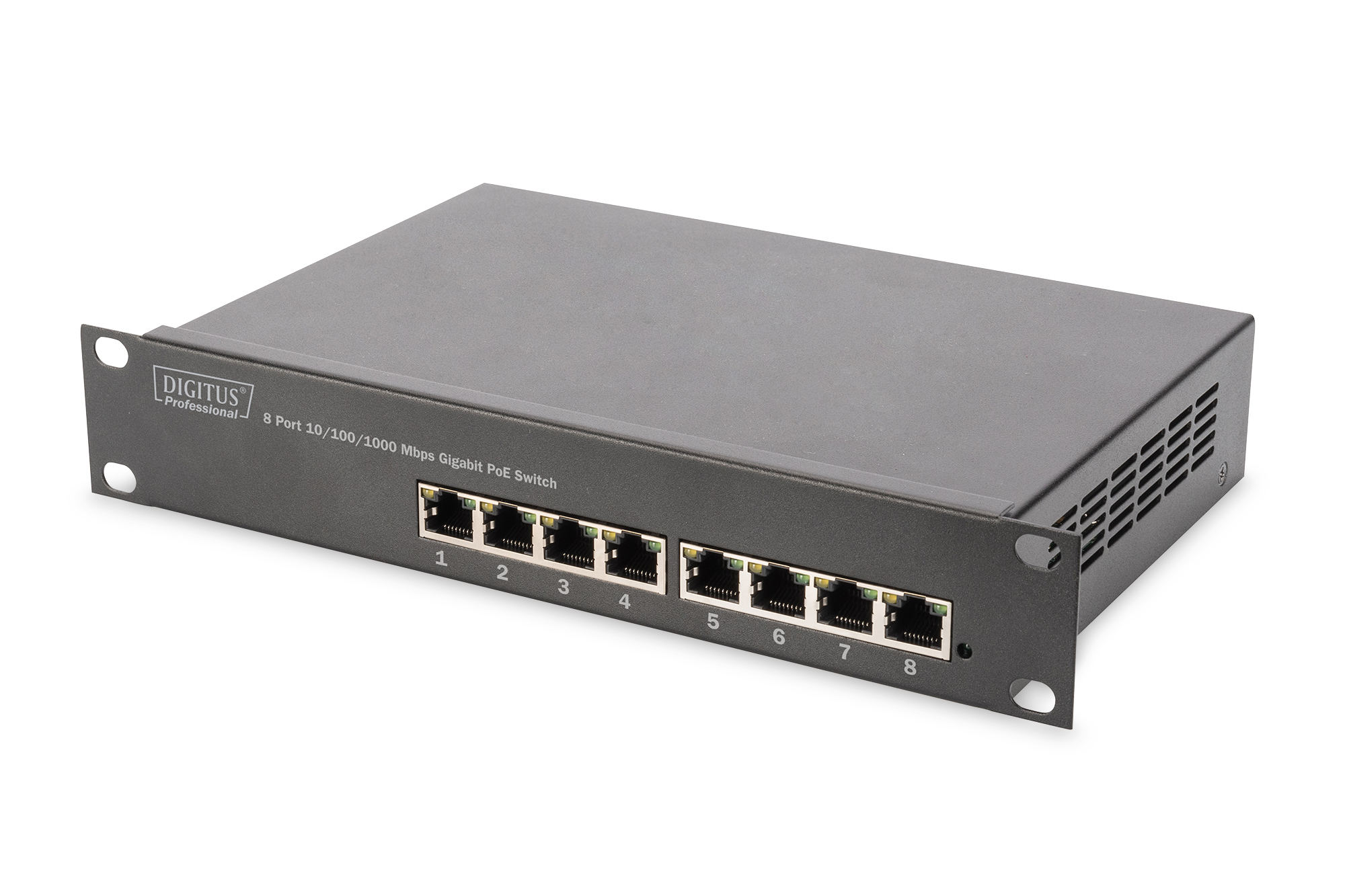 8 PORT GIGABIT ETHERN POE SW SWITCH 10 ZOLL80W POE BUDGET