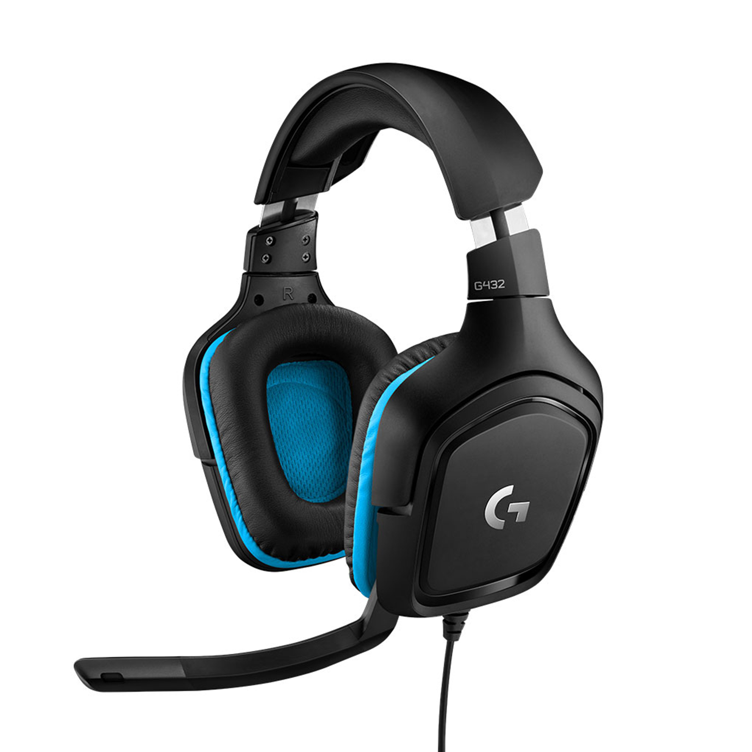 LOGITECH Fejhallgató 7.1 - G432 Vezetékes Gaming Mikrofonos , Fekete
