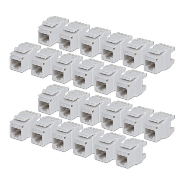 STARTECH CAT6 KEYSTONE JACK 24-PACK 24-PACK180-DEGREE 110 PUNCH DOWN