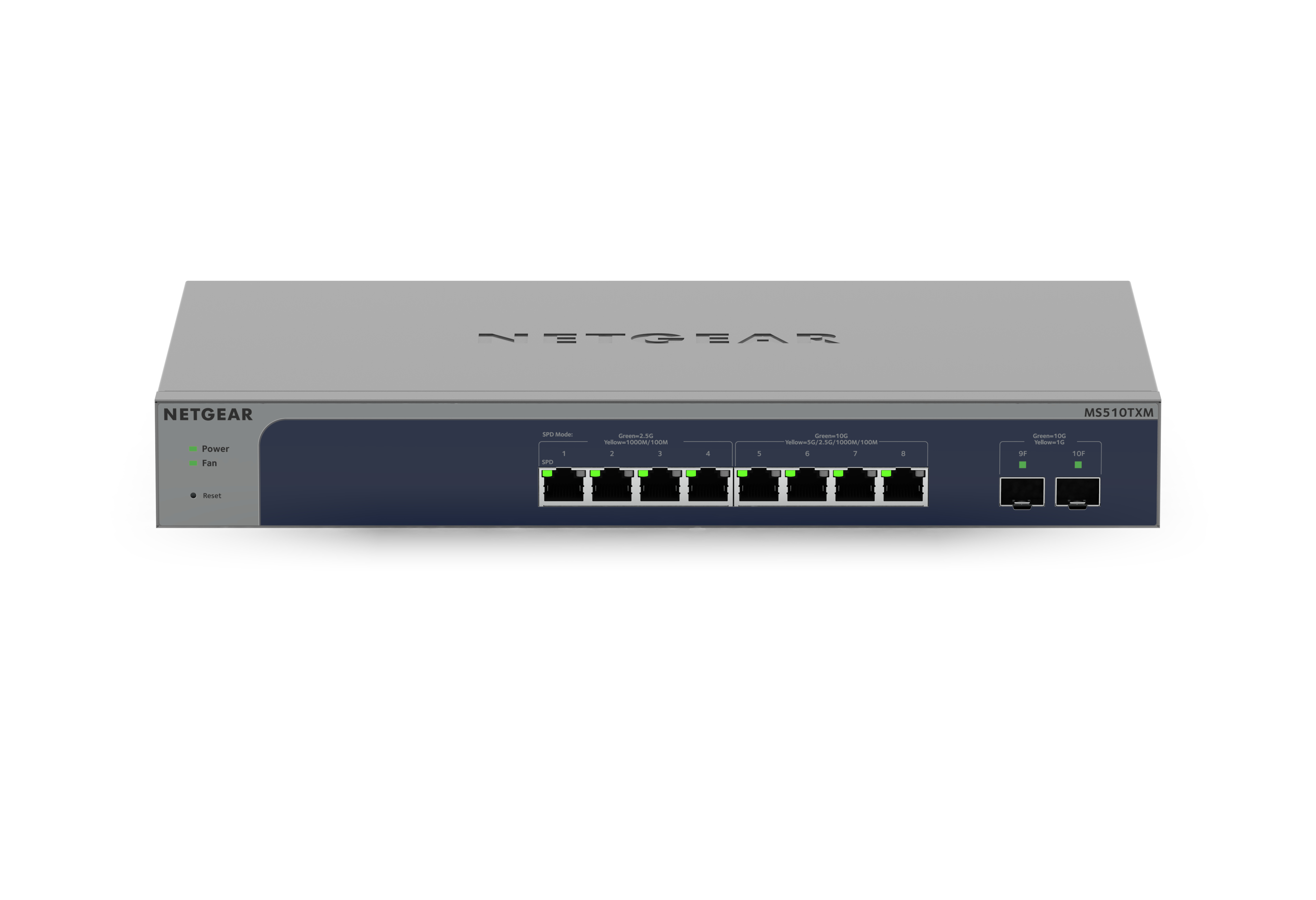 MS510TXM 8-PORT SWITCH + 2XSFP+ MULTI-GIGABIT/10G SMART MANAGED