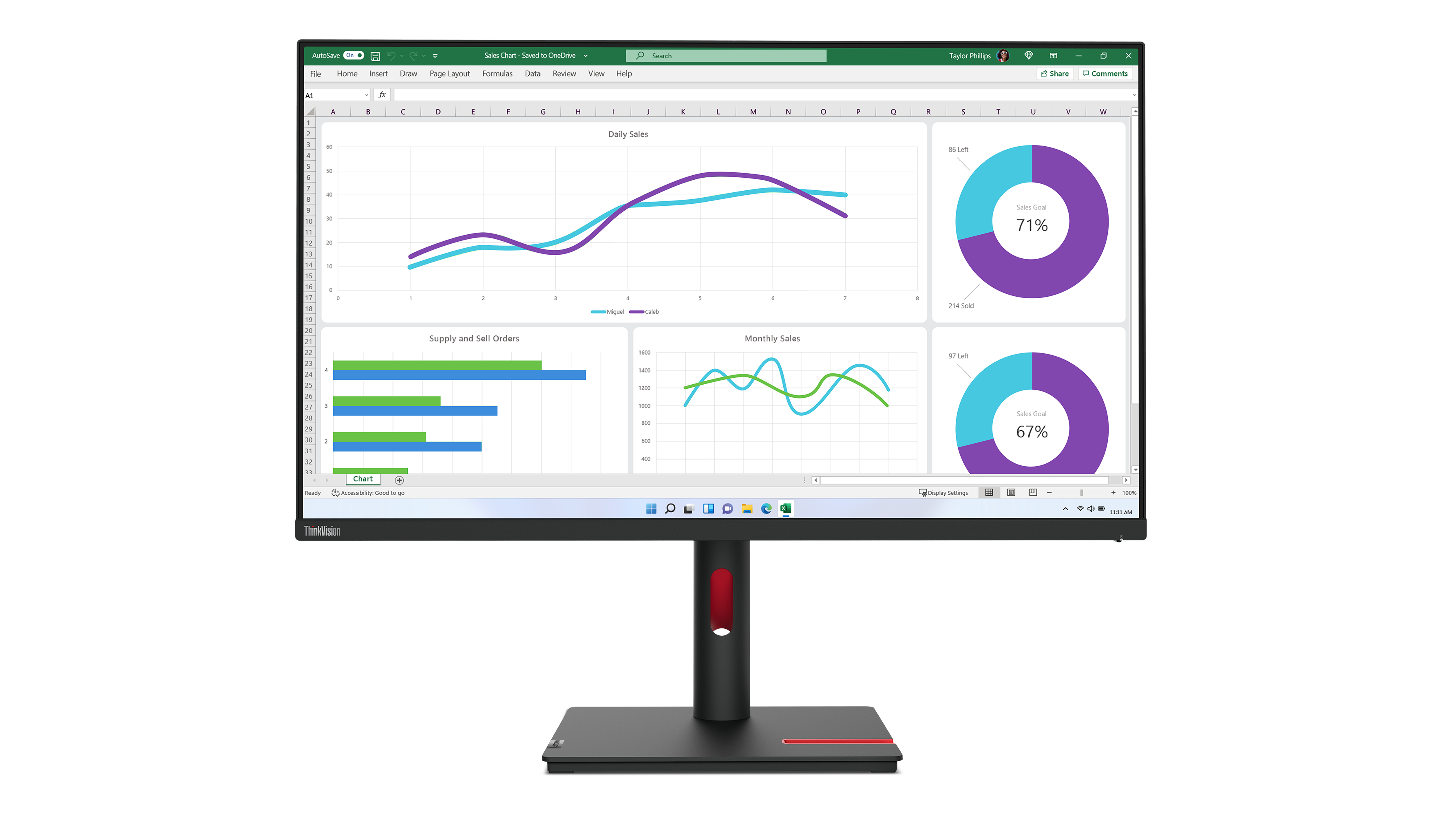 THINKVISION T32H-30 31.5 INCH MONITOR