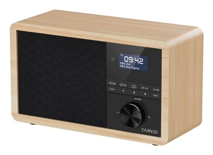 CARNEO P530 OLED WOOD RADIO DAB+ FM BT ALARM