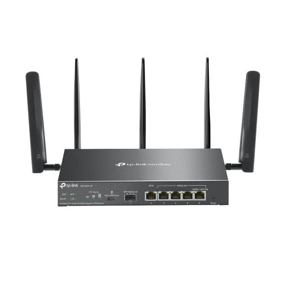 TP-LINK OMADA WI-FI 6 AX3000 4G+ CAT6 GIGABIT VPN GATEWAY