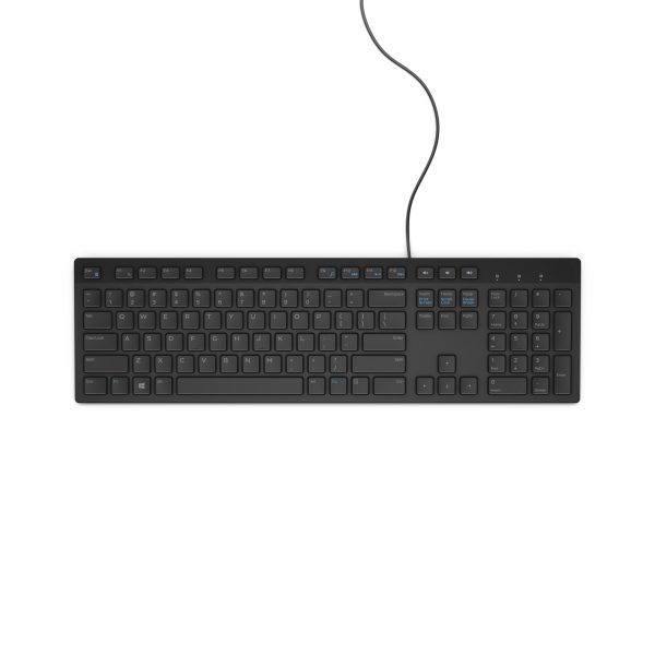 Dell KB216 USB angol (US) billentyűzet fekete