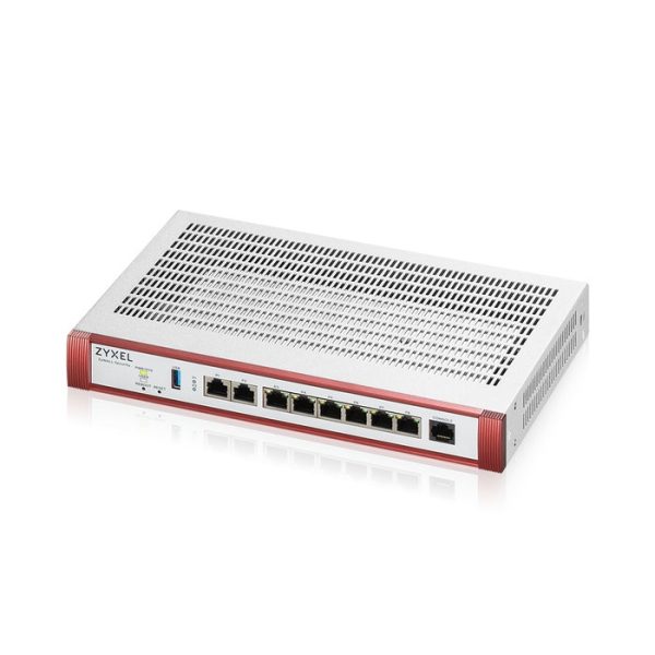 ZYXEL Tűztfal 2x2.5-GbE port + 6x1-GbE +1xUSB 3.0 + 1konzol port + 1 év Security Bundle, USGFLEX200H-EU0102F